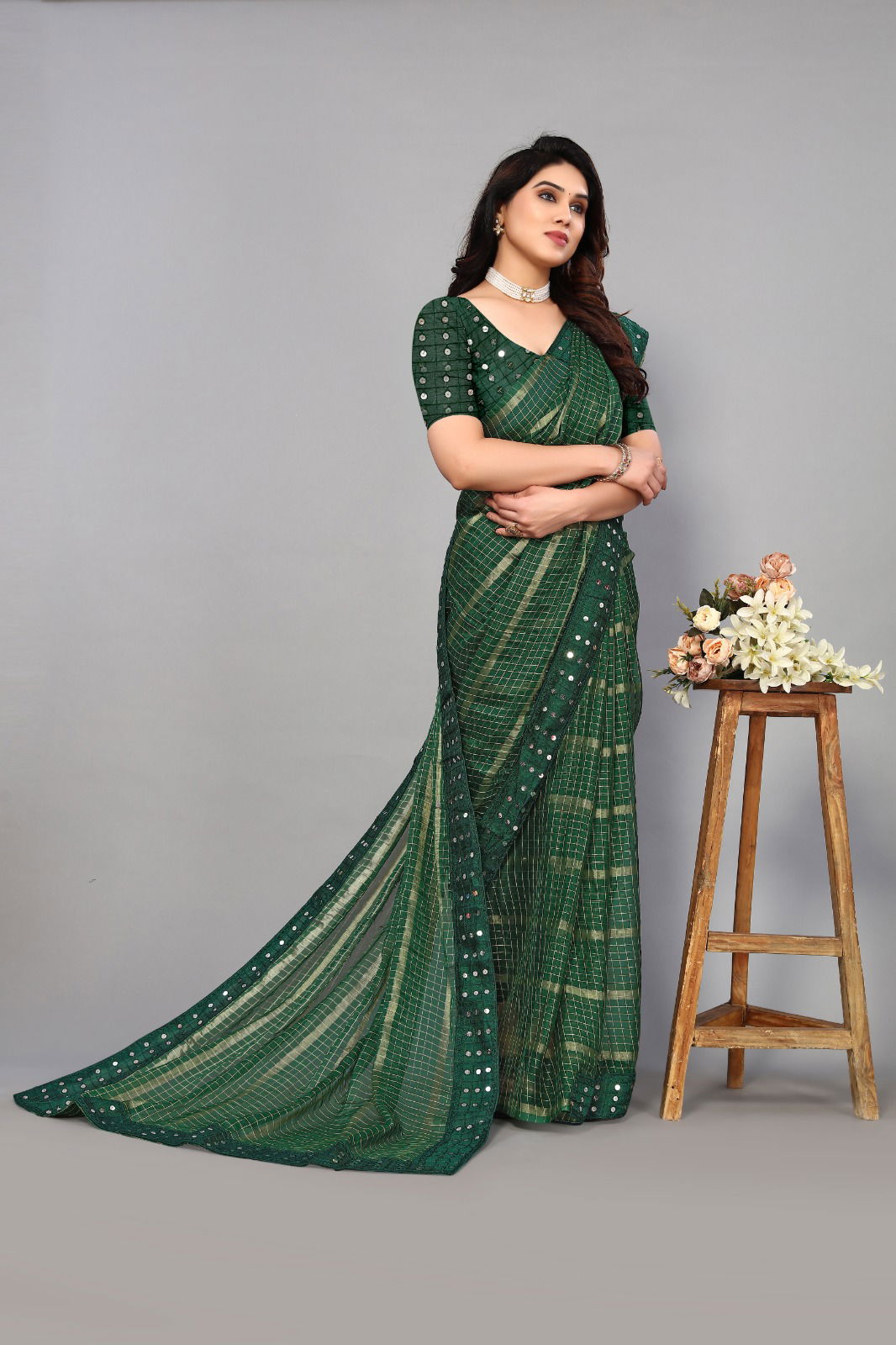 Meera 165 Georgette Party Wear Sarees Catalog
